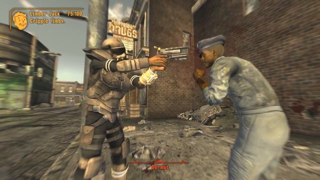 Fallout New Vegas - DERMOT, SAINT JAMES Boss Fights (VERY HARD) смотреть онлайн
