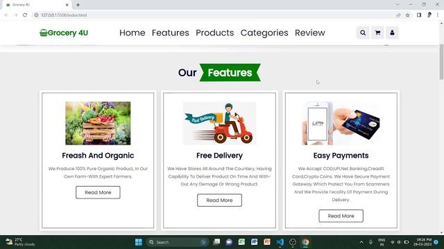 Frontend developer Grocery website смотреть онлайн