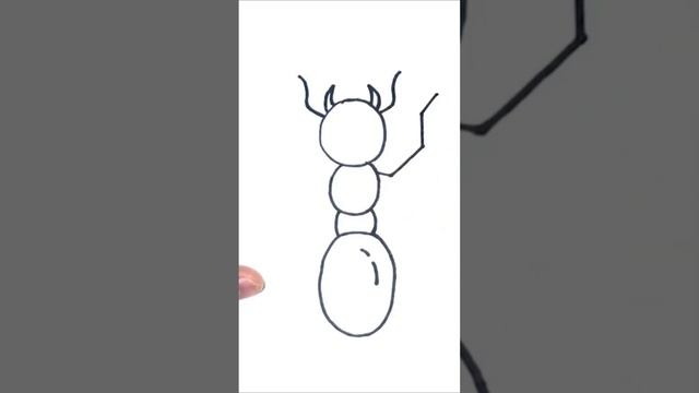 Как нарисовать муравья пошагово | How to draw an Ant Step by Step смотреть онлайн