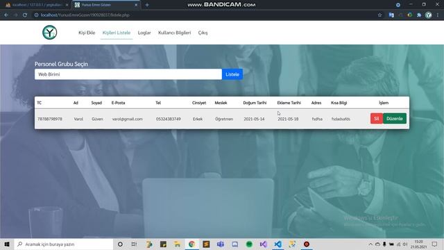 PHP CRUD AND STAFF LOGIN PROCESSES смотреть онлайн