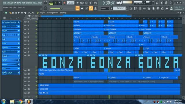 Ed Sheeran & Justin Bieber - I Don't Care (Dirty Palm Remix) Remake Fl Studio 20 смотреть онлайн