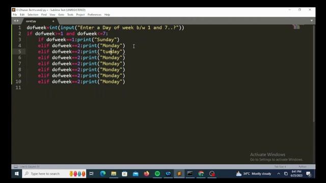 Conditional Execution In Python Part 2 |Tamil | Python Programming In Tamil | Dharan Tech | смотреть онлайн