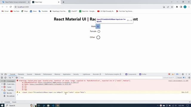 Material UI In React JS Tutorial #9 Radio Button Component | Material UI V5 смотреть онлайн