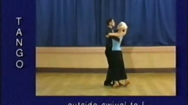 Tango dance steps 23. Outside swivel to L смотреть онлайн