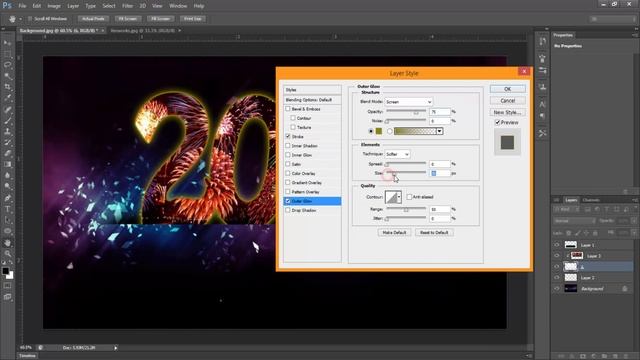 Photoshop: Happy New Year 2016 Wallpaper [Speedart] + Download смотреть онлайн