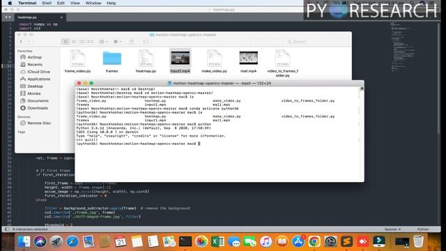 Build a Motion Heatmap Video Using OpenCV With Python смотреть онлайн