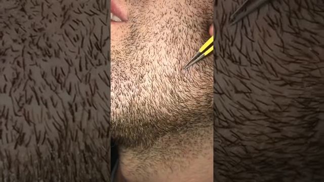 Cut thick hair on face смотреть онлайн