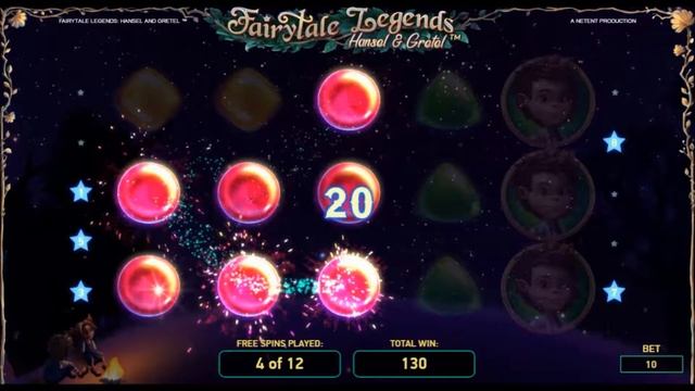 Fairytale Legends: Hansel and Gretel free spins смотреть онлайн