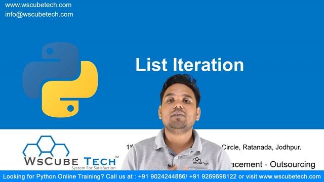What is List Iteration in Python | List Iteration Enumerate | Python Tutorial смотреть онлайн