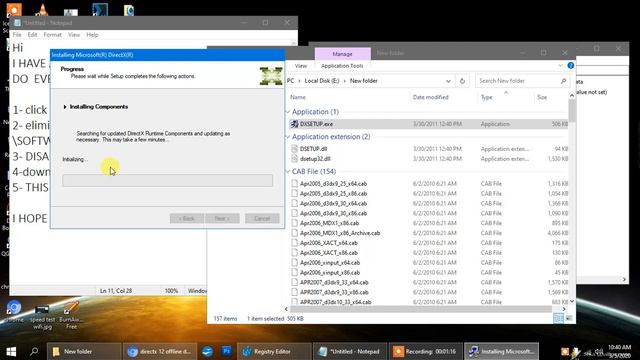 how to fix an internal system error occurred dxerror.log and directx.log смотреть онлайн