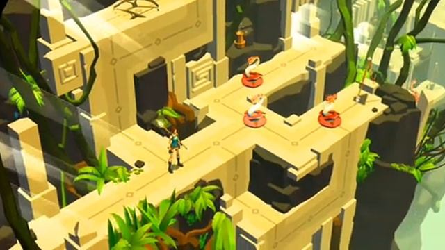 Играем в Lara Croft GO смотреть онлайн