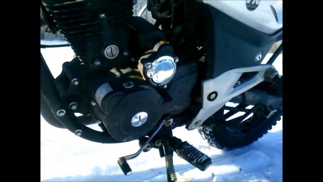 обзор Cobra Crossfire 125/езда по снегу смотреть онлайн