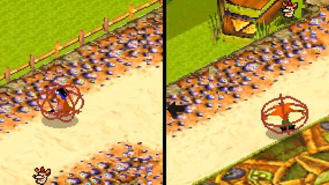 Crash Bandicoot 2: N-Tranced GBA 2 player VS races 60fps смотреть онлайн