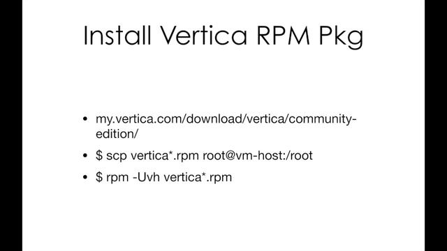 How to Install Vertica смотреть онлайн
