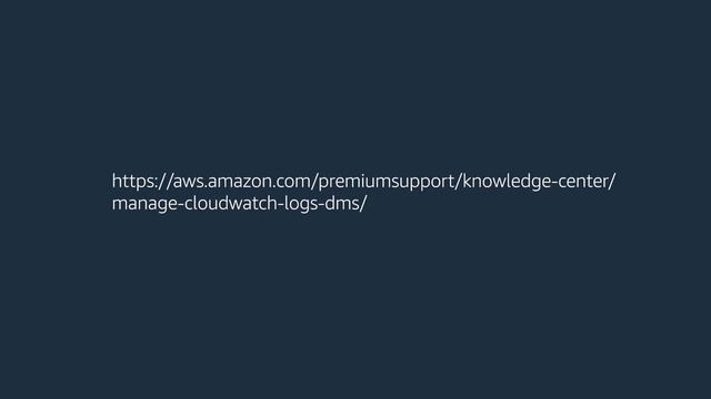 Why can't I see CloudWatch logs for an AWS DMS task? смотреть онлайн