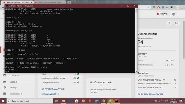 How to Uninstall Oracle Apex 19.2 | 12c R2 [Pluggable] | Windows 10 смотреть онлайн