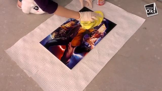 Жесткие постеры, как изготавливаются? / How hard posters is made? смотреть онлайн