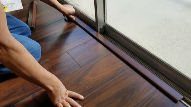 How to Transition Wood floors to Sliding Glass Doors/Tile смотреть онлайн