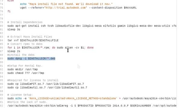 maya 2015 linux debian wheezy установка в деталях смотреть онлайн