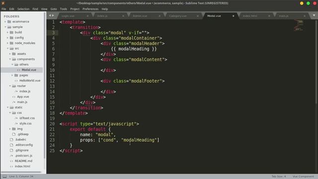 Vue.js 2 Bangla Tutorial #21.6: Sample e-commerce project смотреть онлайн