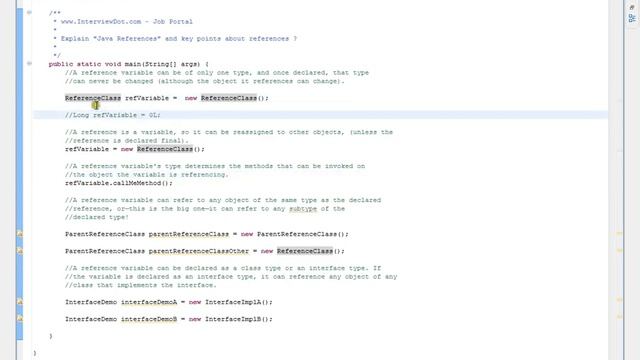 Java References Key Points смотреть онлайн