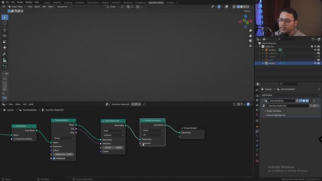 Epic DUAL MESH sculptures with geometry nodes | Blender Tutorial смотреть онлайн