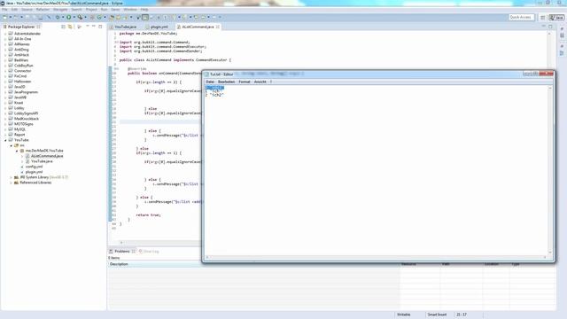 Externe Command-Executer + ArrayListen | Bukkit PlugIns programmieren #05 смотреть онлайн