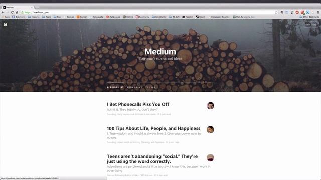 Обзор блог-платформы от Twitter - Medium от GeekStarter.net смотреть онлайн