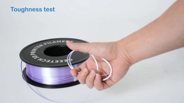 Geeetech 3D printing filament Silk PLA test with 3D models