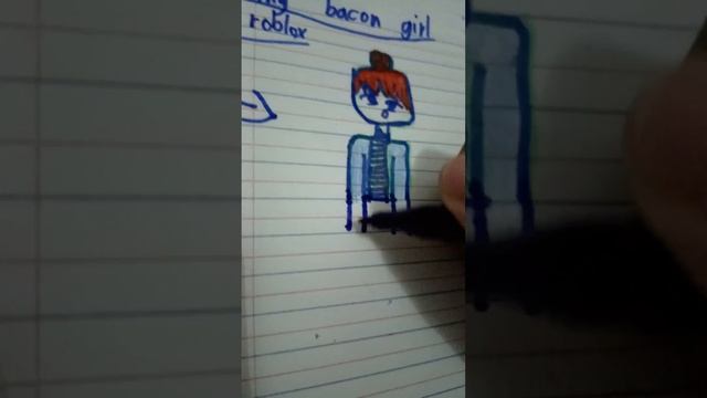 drawing bacon girl in roblox I try my best so pls like and subscribe for part 2 bacon boy?? смотреть онлайн
