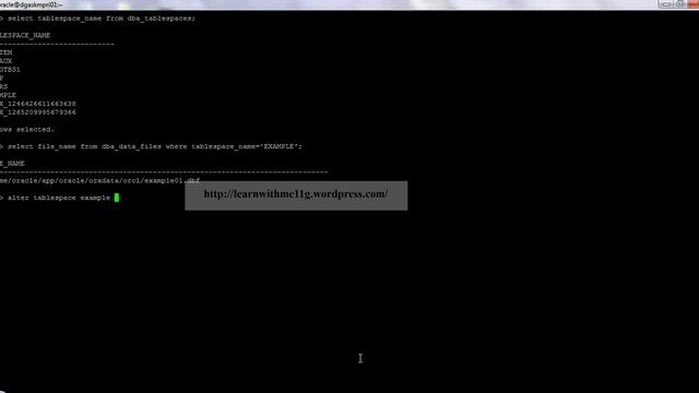 Renaming A Datafile In A Physical Standby Environment.avi смотреть онлайн