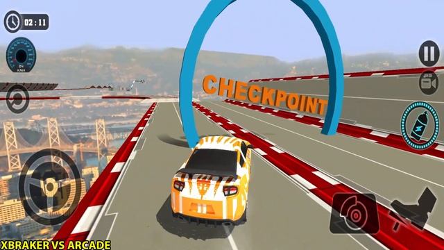 Impossible Car Tracks 3d - Orange Car Driving Stunts Campaing Mode - Android Gameplay Walkthrough смотреть онлайн