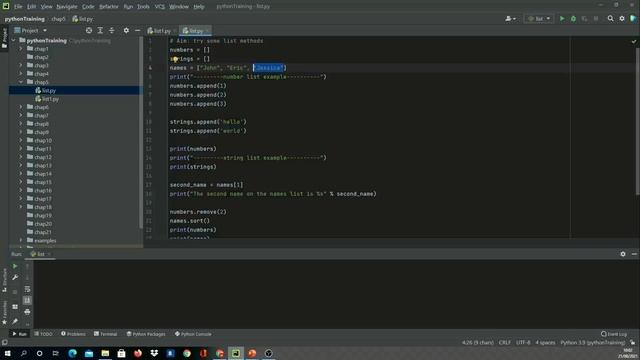 Introduction to List in Python (Chap5) смотреть онлайн