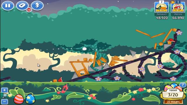 Angry Birds Friends - Pig Tales - Level 4 / 3 stars смотреть онлайн