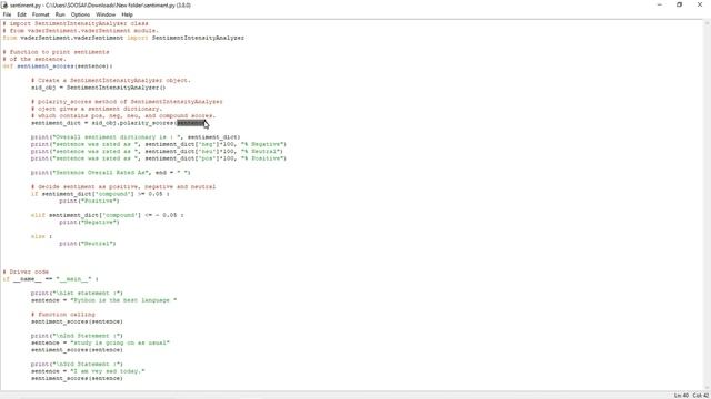 Sentiment Analysis using Python смотреть онлайн