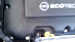 Работа двигателя Astra J GTC 1.4t