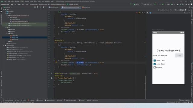 How to Build a Password Generator in Android | Jetpack Compose | Part 1 | Preparing the UI смотреть онлайн