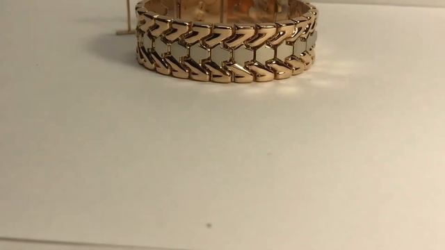 Широкий мужской браслет из золото смотреть онлайн