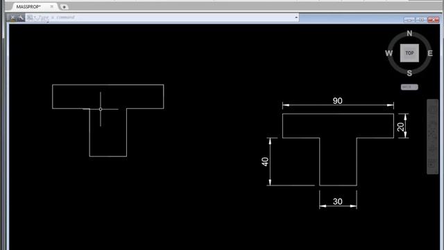 AutoCAD Lesson 5 - Finding a Centroid and Moment of Inertia смотреть онлайн