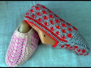 Следки на двух спицах без шва. Легкий способ. Удобная посадка.