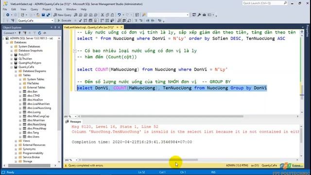 Hướng dẫn viết lênh SELECT trong SQL смотреть онлайн