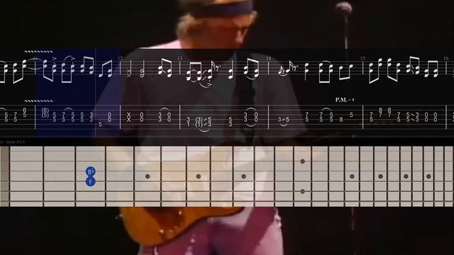 [TABS] - Money For Nothing - Dire Straits - LIVE (On The Night, 1993) #moneyfornothing  #guitartabs