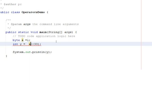 Bitwise operators in Java смотреть онлайн