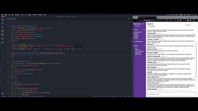 Infinite scroll using React hooks and Intersection Observer смотреть онлайн