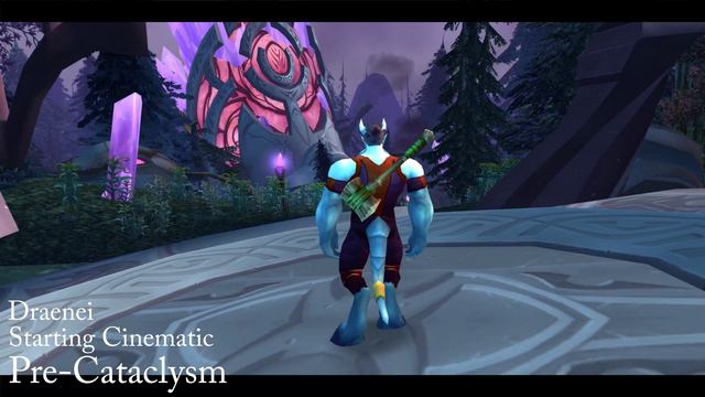 World Of Warcraft - Vanilla and Cataclysm Draenei Starting Zone Cinematic Comparison смотреть онлайн