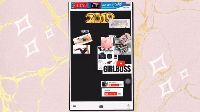 LETS MAKE A 2019 VISION BOARD (NOT YOUR AVERAGE VISION BOARD) DIGITAL VISION BOARD смотреть онлайн