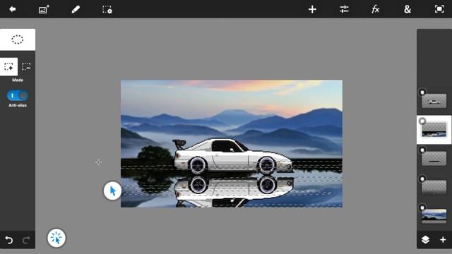 Pixel Car Racer/ Mazda Miata Art (Timelapse)