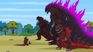 TEAM Godzilla - KONG vs. Gigan Rex 2022 : King of the Monsters ? | Godzilla Cartoon Compilation