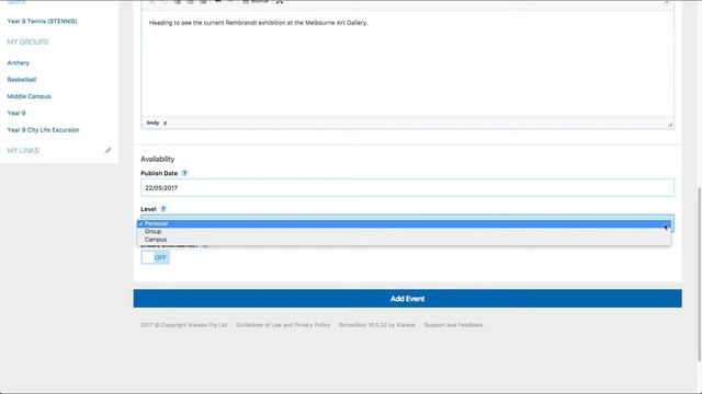 Creating a Calendar Event смотреть онлайн
