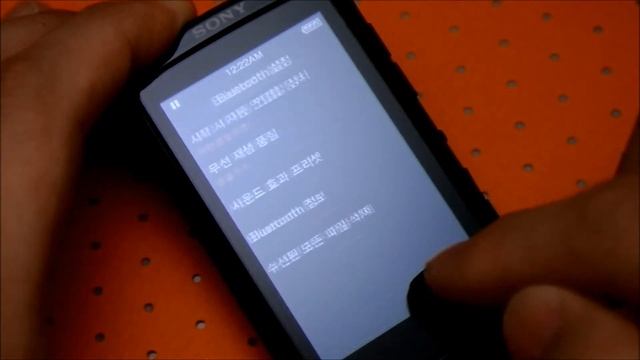 [SONY] A860 MP3 Player : Setting UI смотреть онлайн